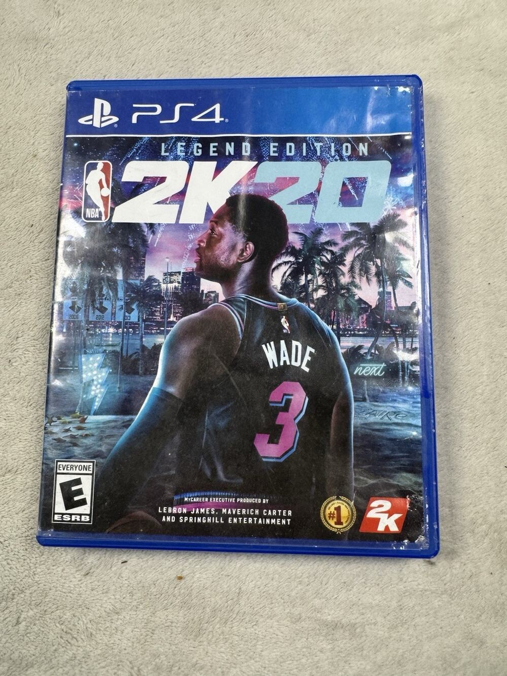NBA 2K20 Legend Edition PS4 PlayStation 4 Dwyane Wade 2K Sports Complete